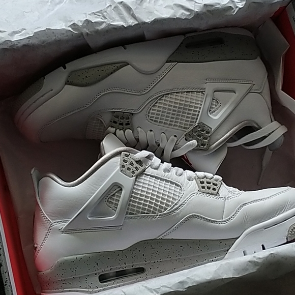 Jordan white oreo 4 sz9.5 - Picture 3 of 4